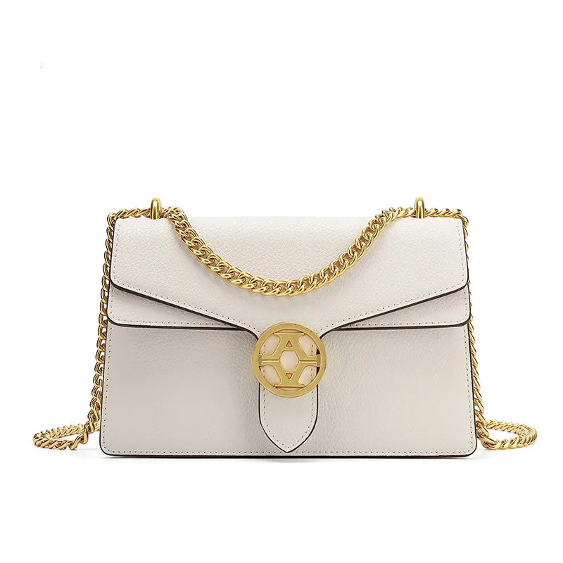Bolsa Tiracolo Pequena Couro Legítimo Charlotte
