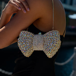 Bolsa Laço Clutch Strass Isabella