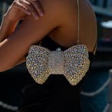 Bolsa Laço Clutch Strass Isabella