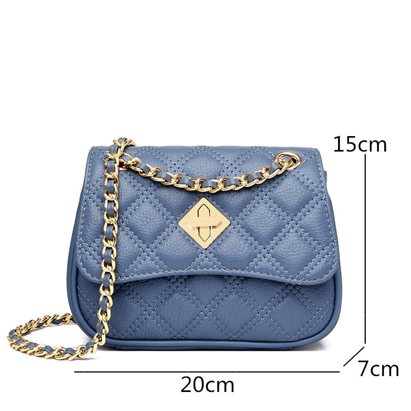 Bolsa Tiracolo Pequena Couro Legítimo Joana