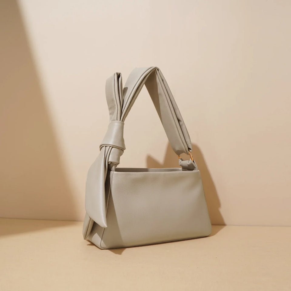 Bolsa Couro Legítimo Tiracolo Laço Cecília