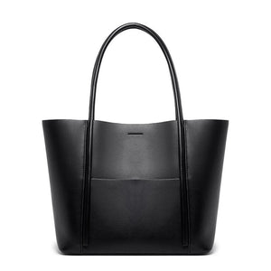 Bolsa Grande Couro Legítimo Alessandra