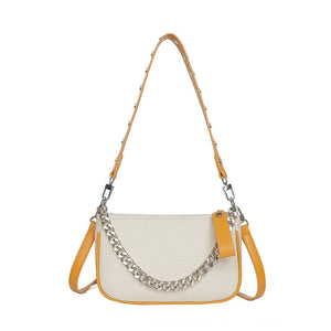 Bolsa Tiracolo Pequena Couro Legítimo Agatha