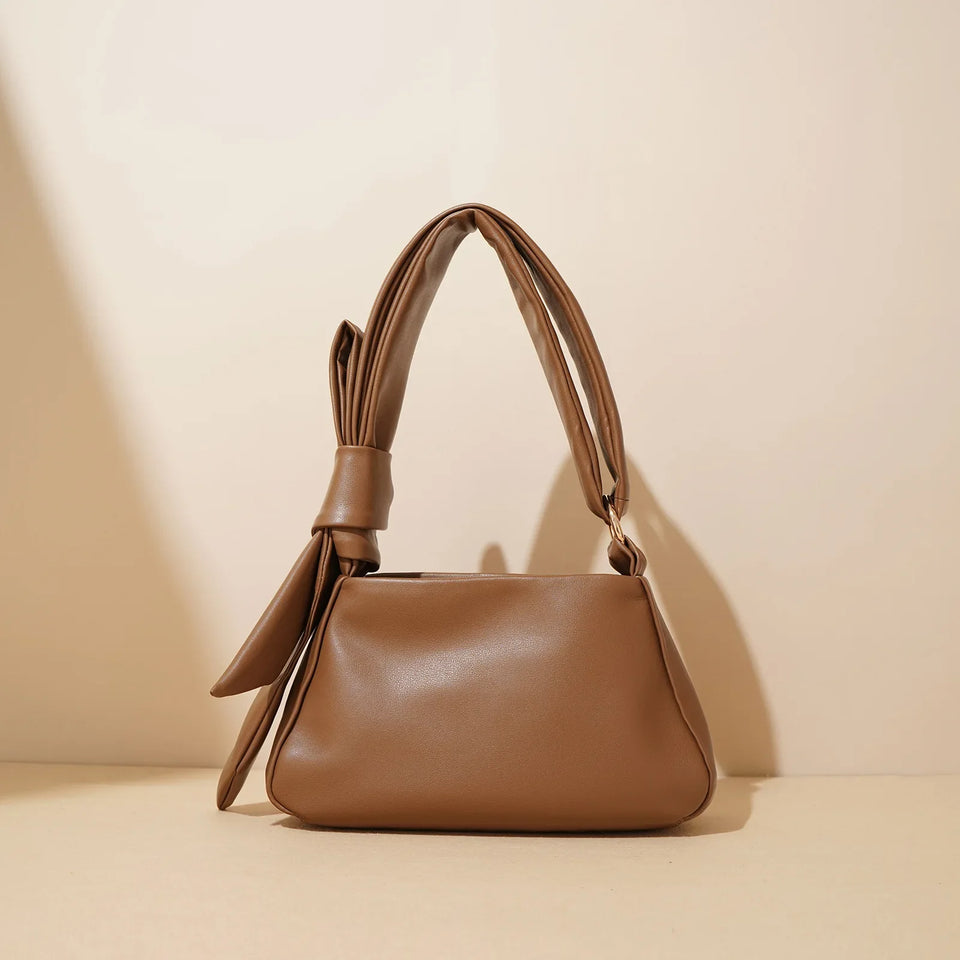 Bolsa Couro Legítimo Tiracolo Laço Cecília