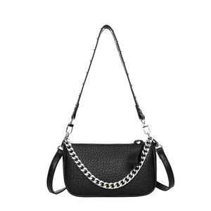 Bolsa Tiracolo Pequena Couro Legítimo Agatha
