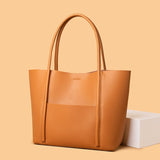 Bolsa Grande Couro Legítimo Alessandra